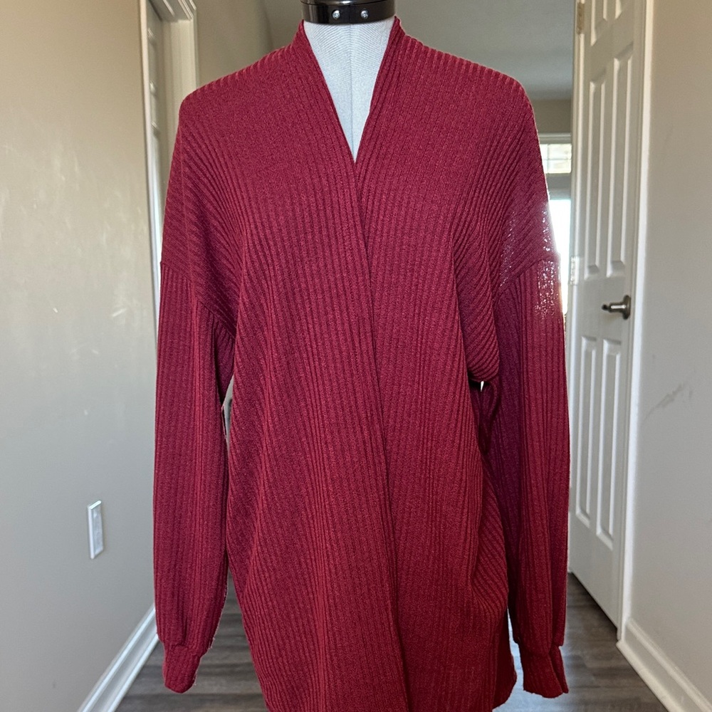 Elegant Red Women's Sweater